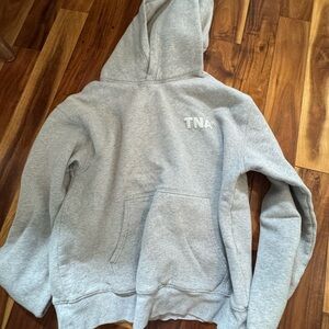 TNA Light Gray Pullover Hoodie